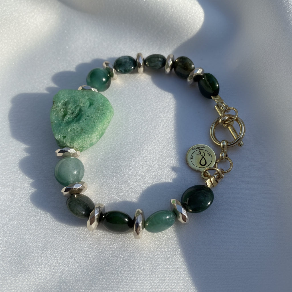 Verdant Heart Bracelet