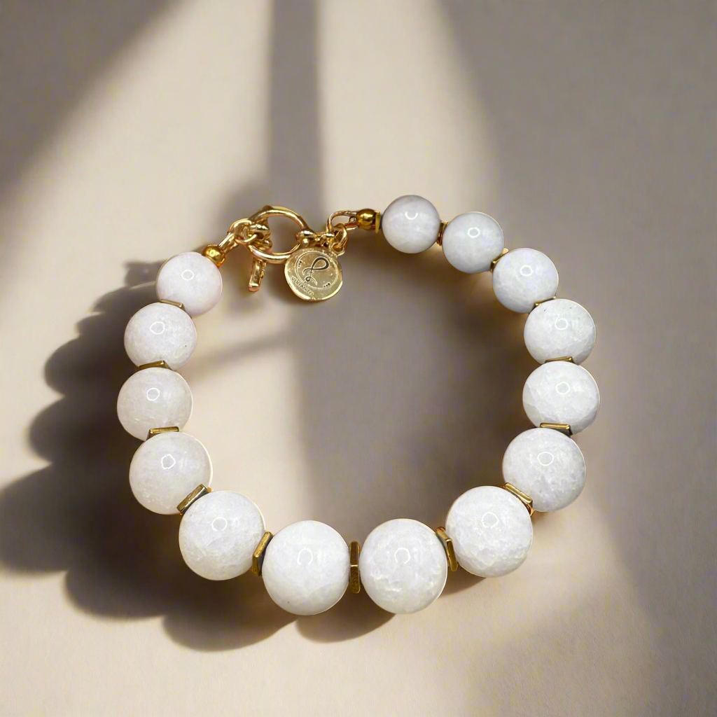 White Jade Bracelet – Clarity & Calm