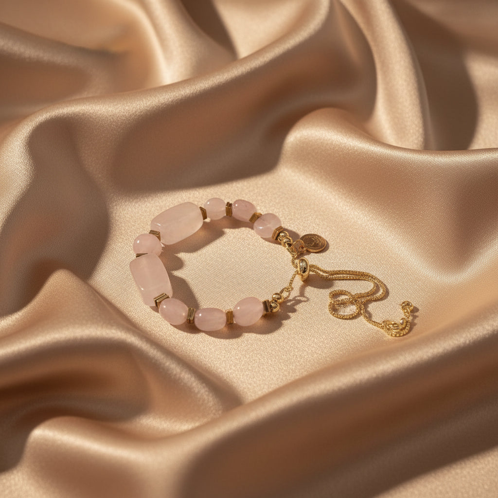 Pure Essence Bracelet – Rose Quartz