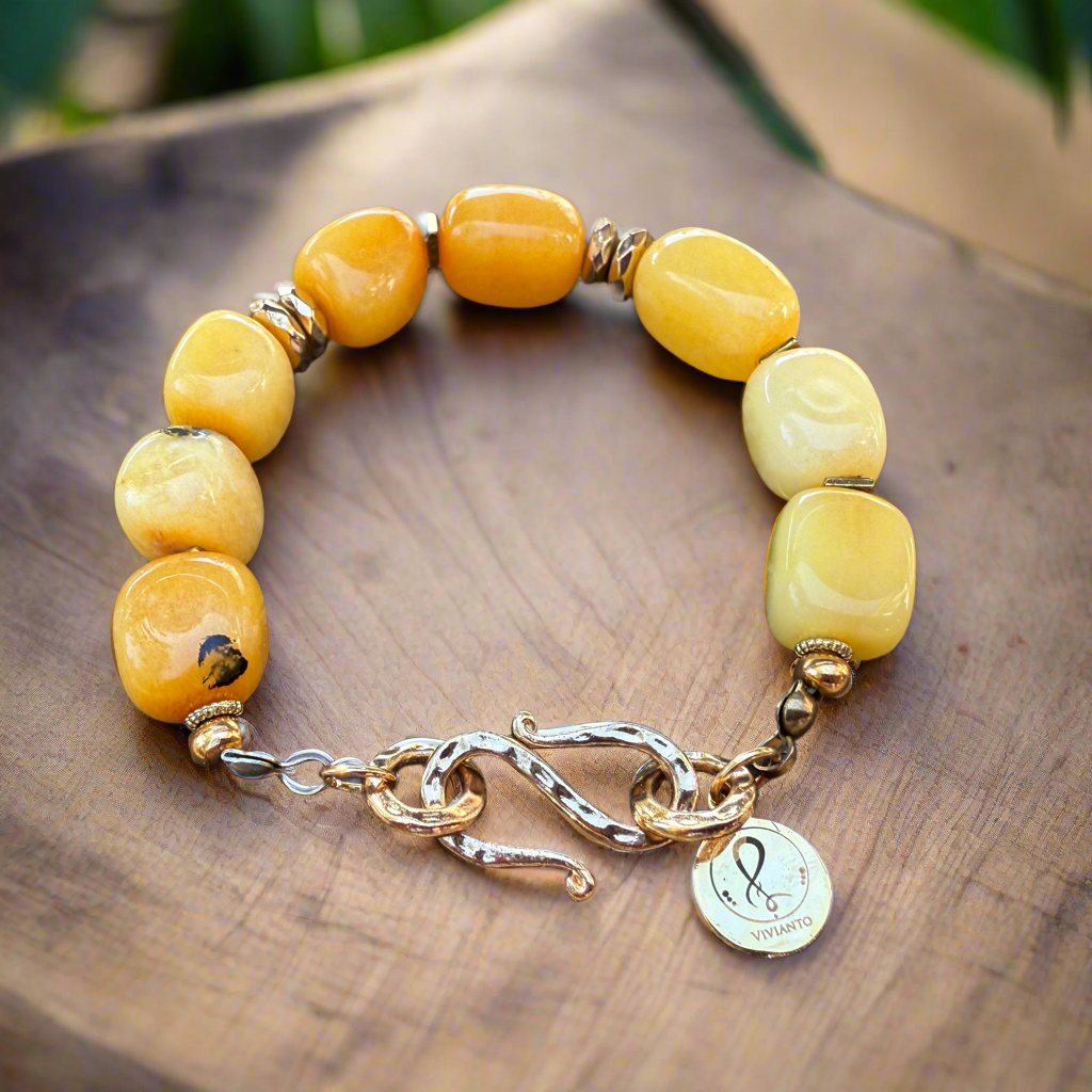 Yellow Gemstone Bracelet