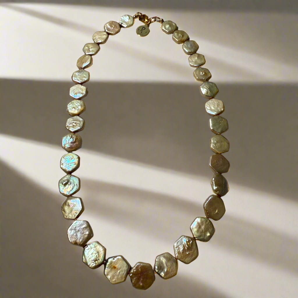 Golden Ripple Necklace