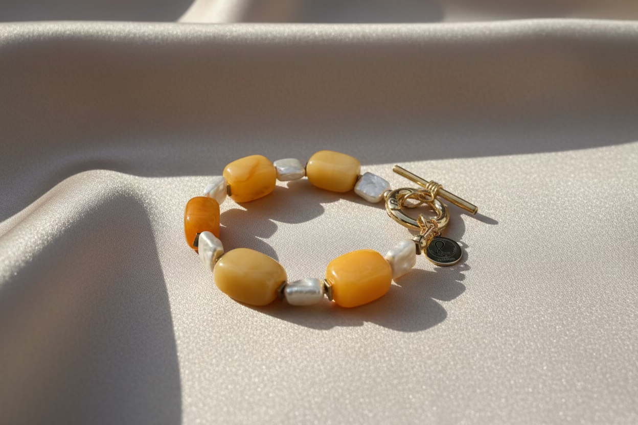 Golden Quiet — One of One Bracelet
