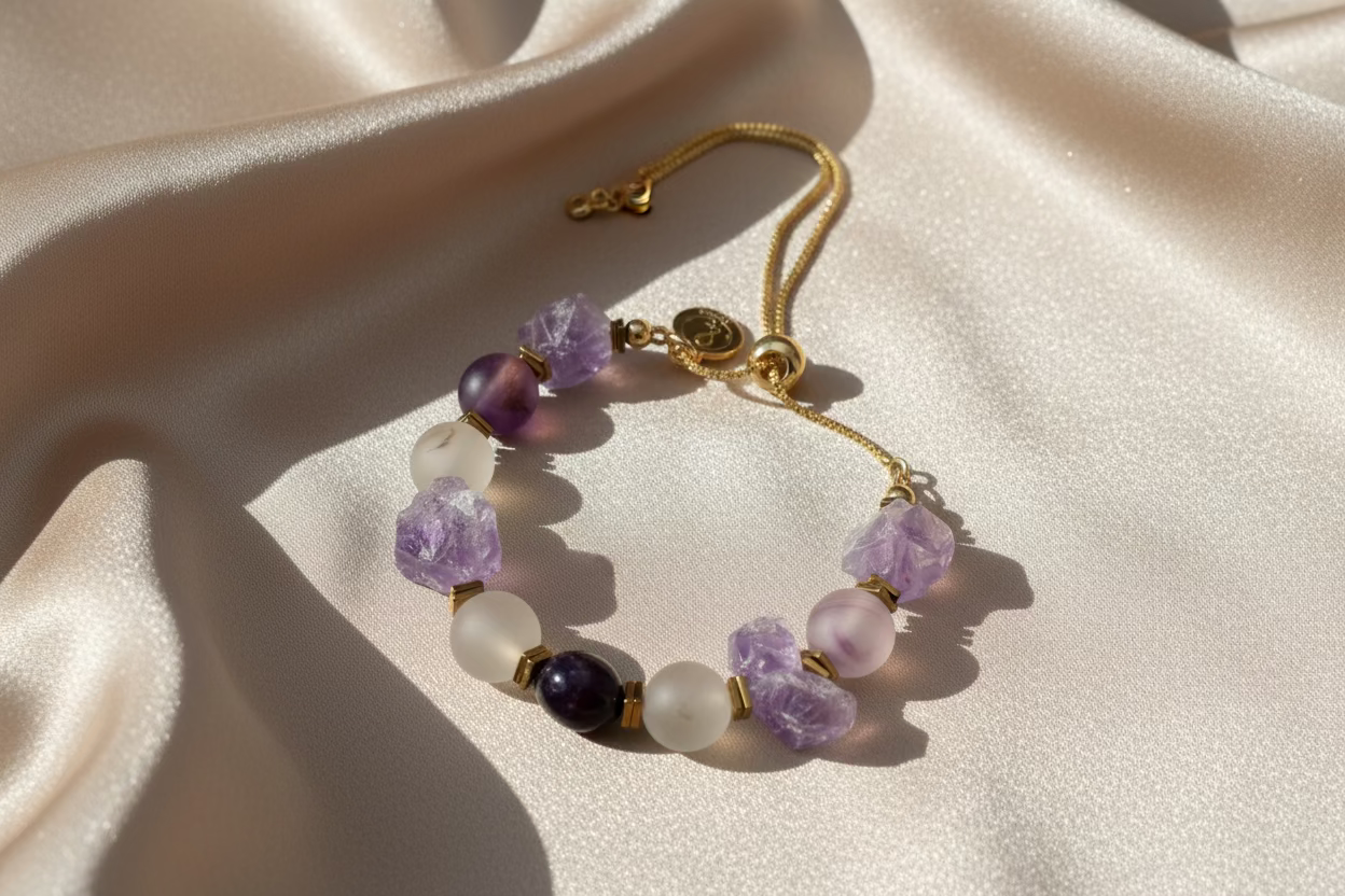 Amethyst Balance Bracelet – Calm & Protection