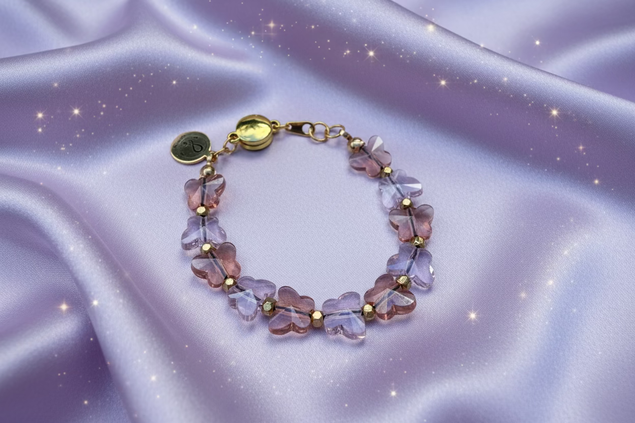 Lilac Butterfly Dreams Bracelet 🦋