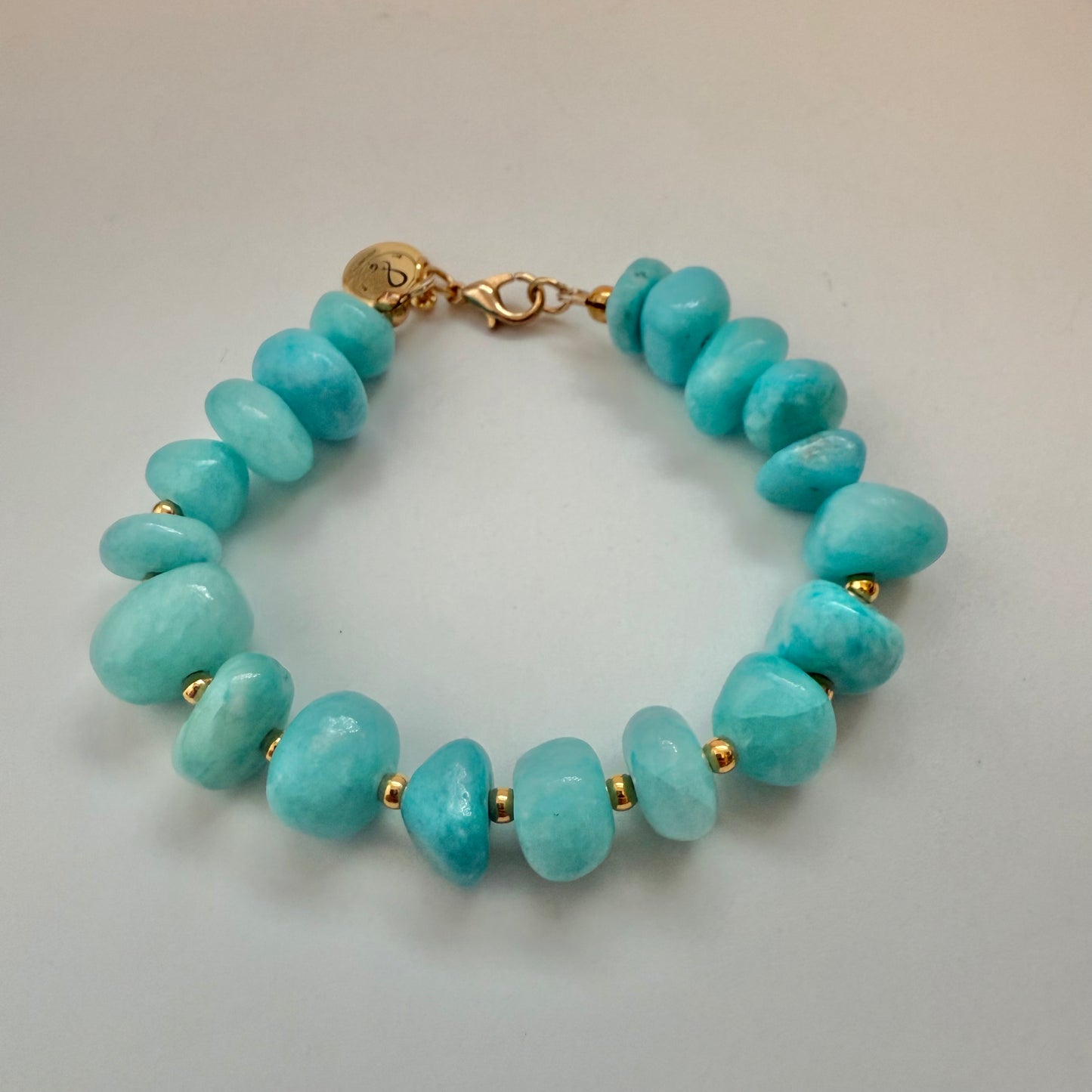 Amazonite Bracelet – “Caribbean Glow”