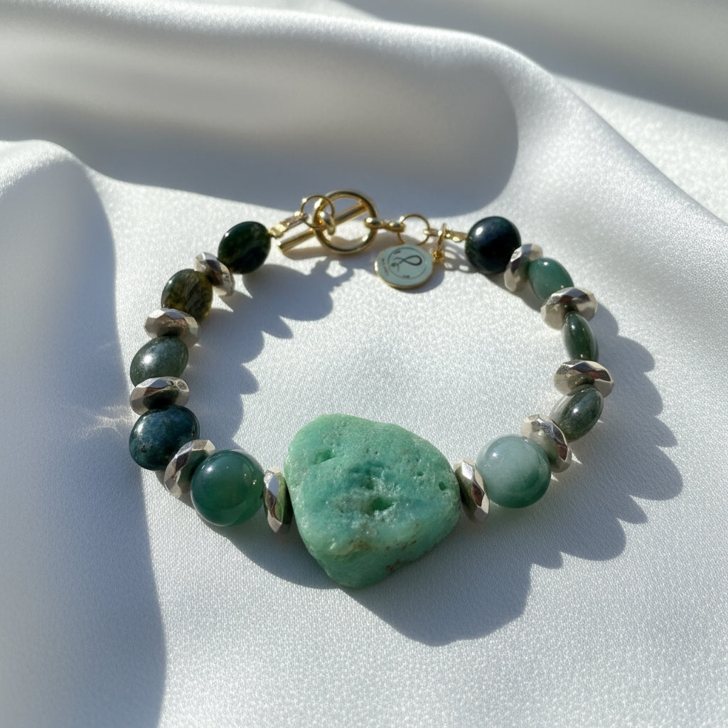 Verdant Heart Bracelet