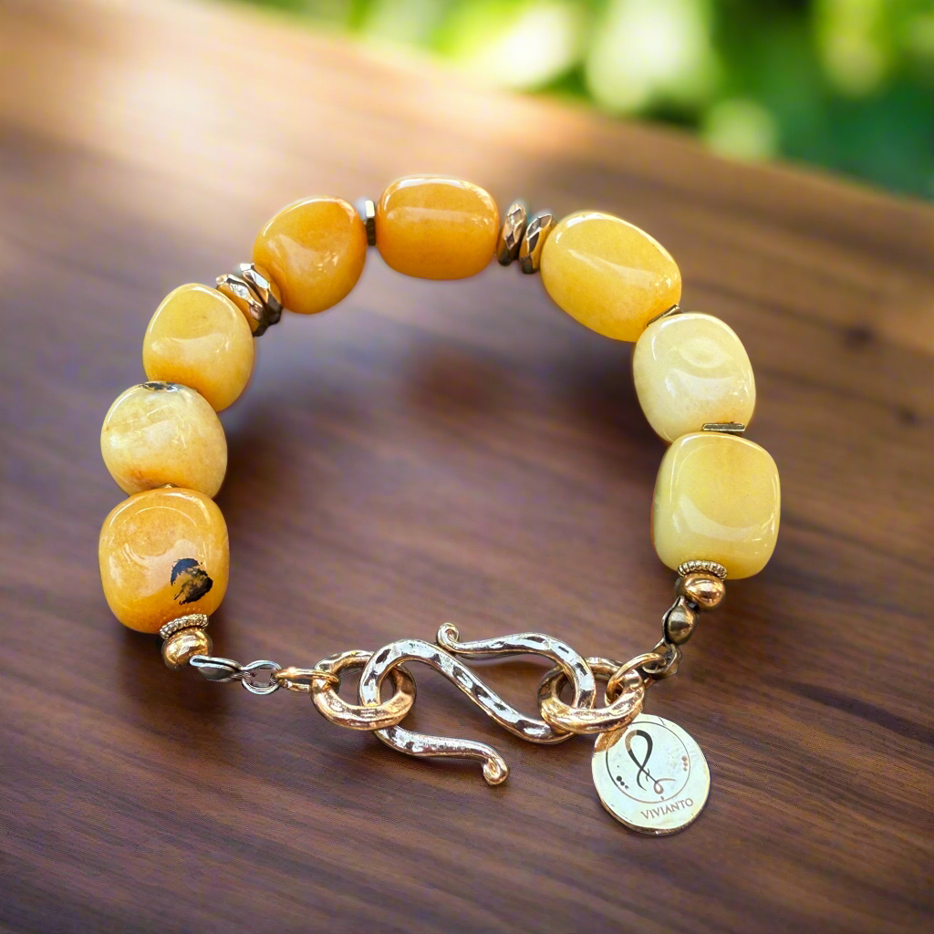 Yellow Gemstone Bracelet