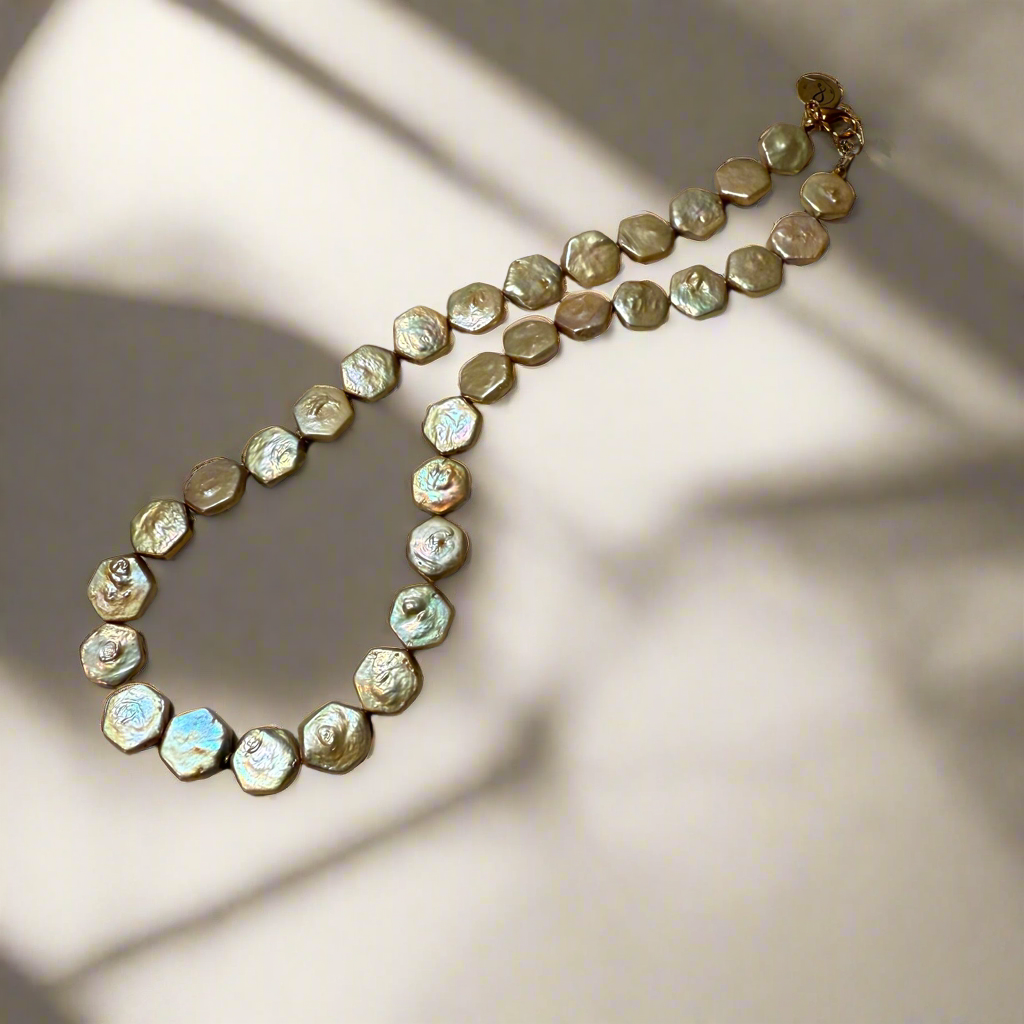 Golden Ripple Necklace