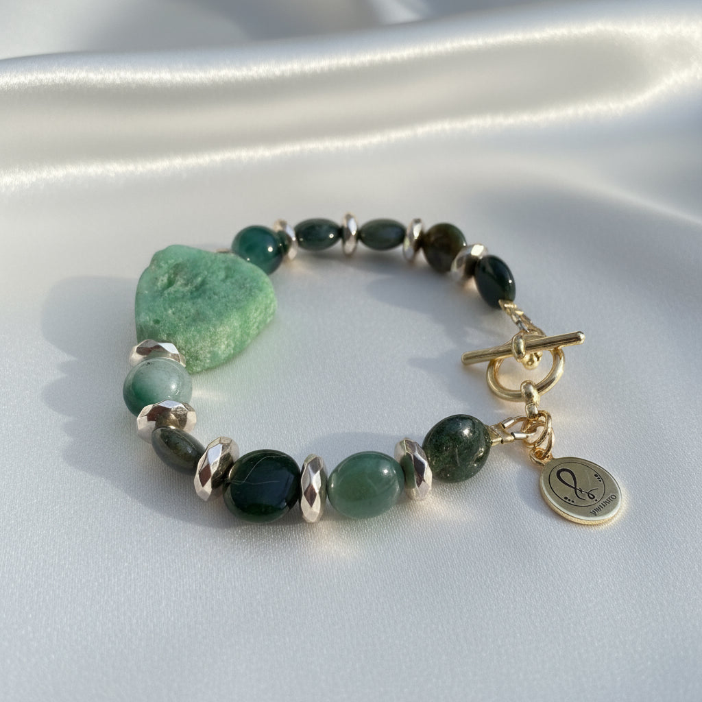 Verdant Heart Bracelet