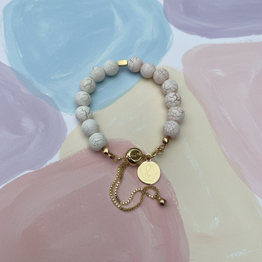 Soft Bloom — One of One Bracelet—Created by a young maker.