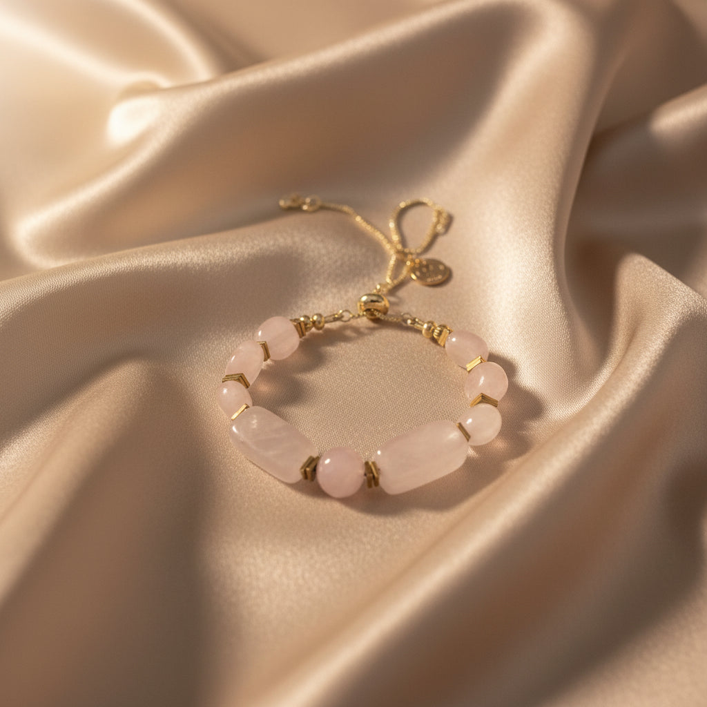 Pure Essence Bracelet – Rose Quartz