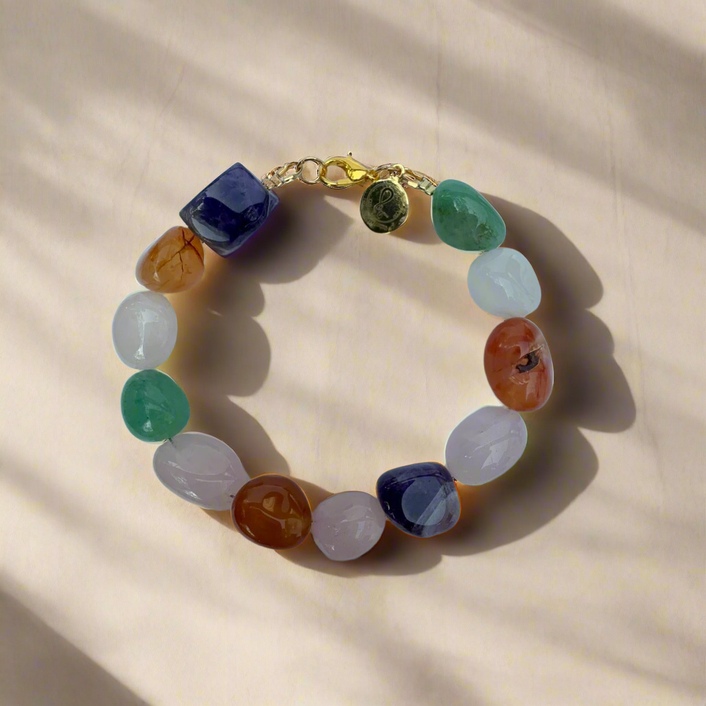 Natural Mixed Gemstone Bracelet