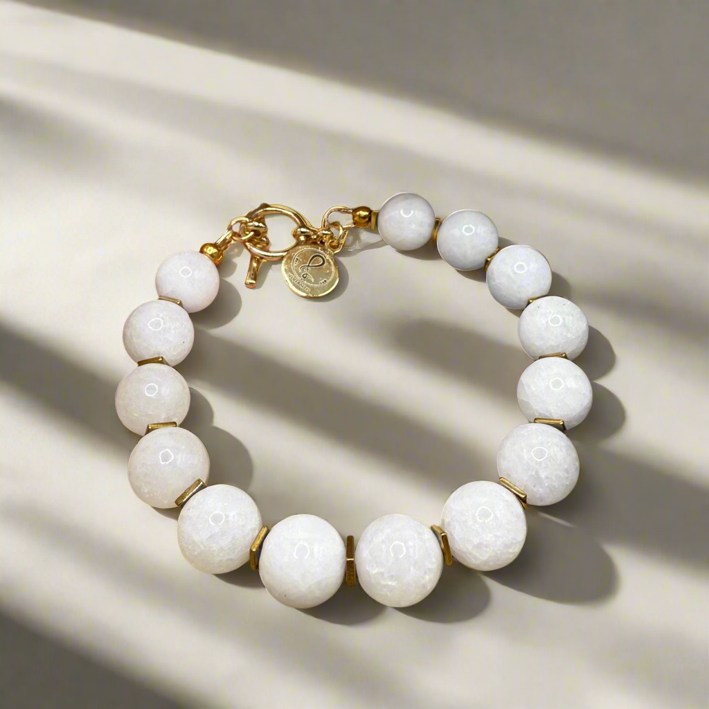 White Jade Bracelet – Clarity & Calm