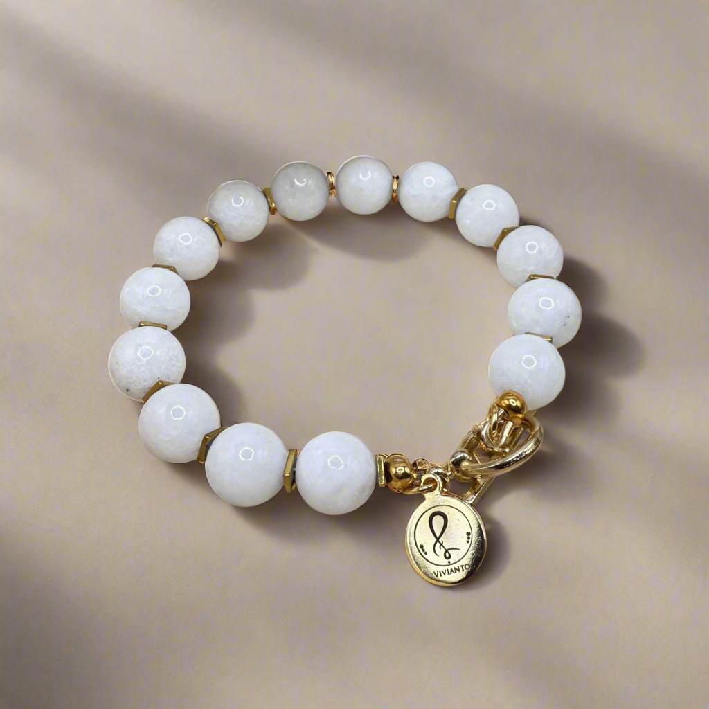 White Jade Bracelet – Clarity & Calm
