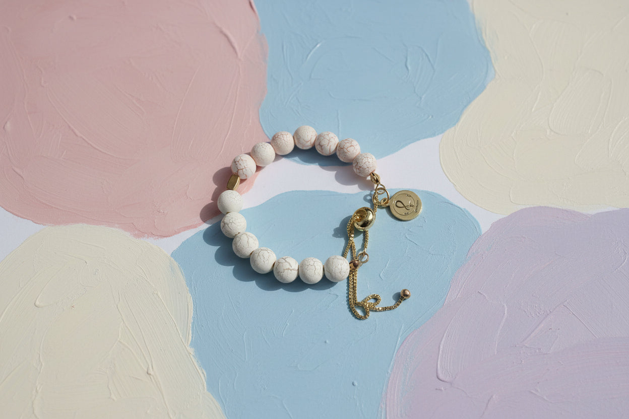 Soft Bloom — One of One Bracelet—Created by a young maker.
