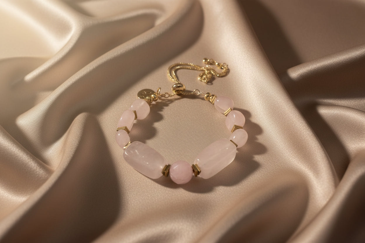 Pure Essence Bracelet – Rose Quartz