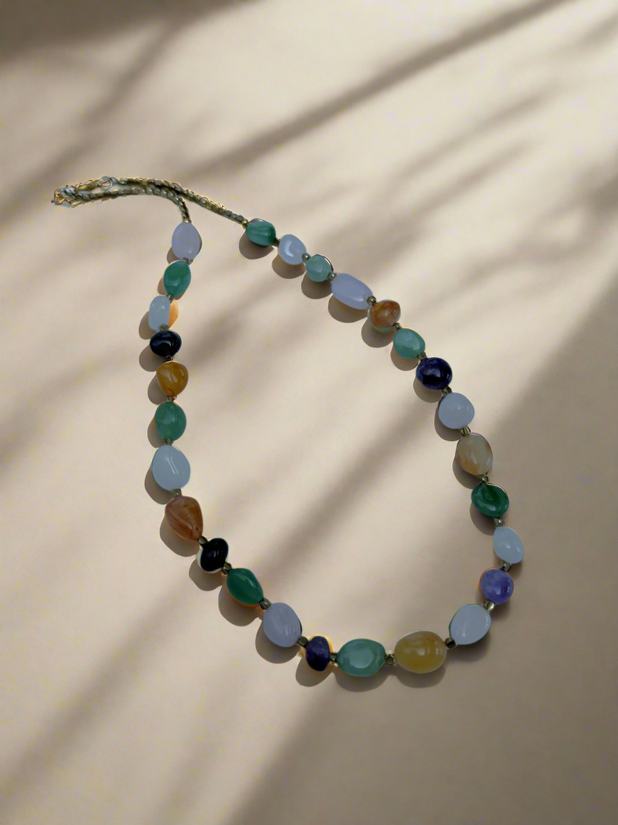 Color Harmony Gemstone Necklace
