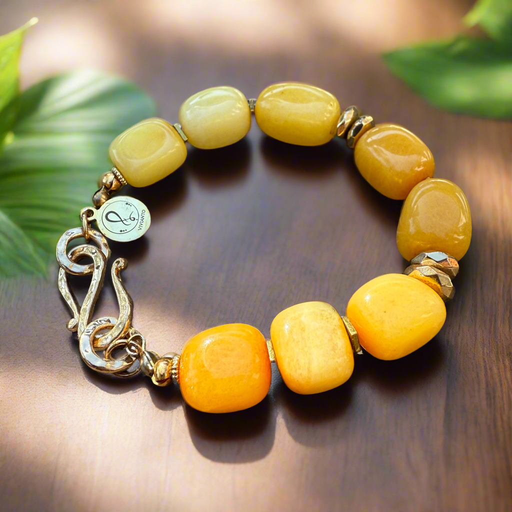 Yellow Gemstone Bracelet