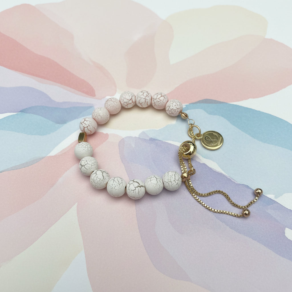 Soft Bloom — One of One Bracelet—Created by a young maker.
