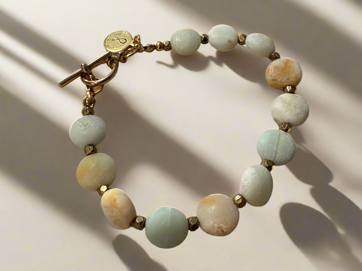 Serenity in Stone - Calcite Gemstones Bracelet