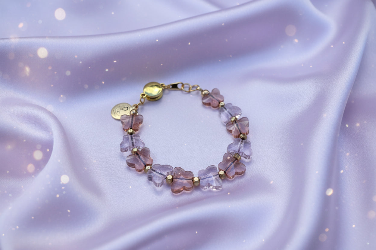 Lilac Butterfly Dreams Bracelet 🦋