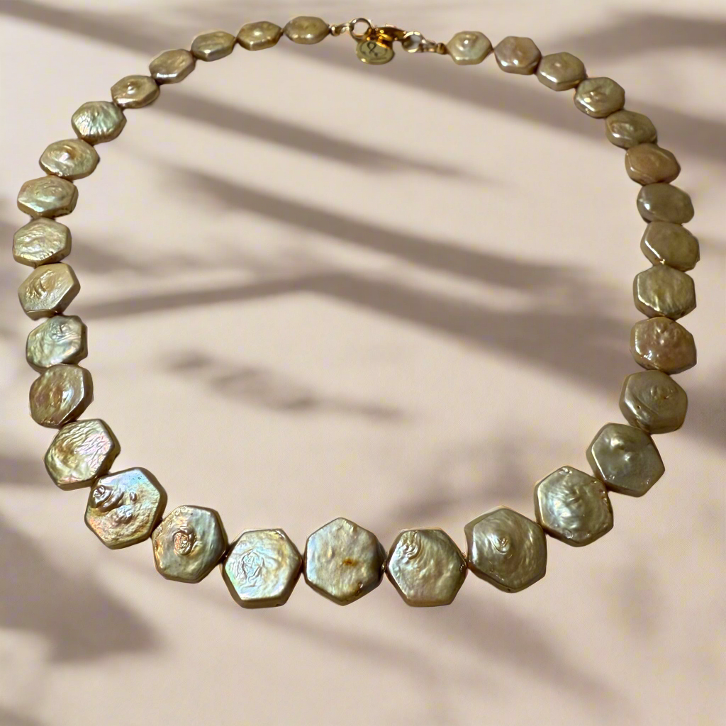 Golden Ripple Necklace