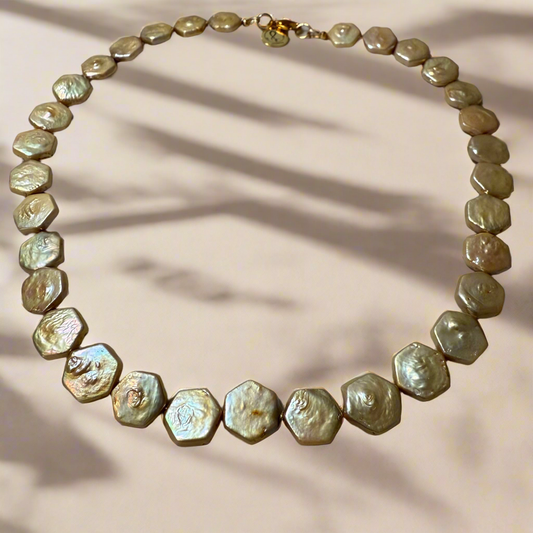 Golden Ripple Necklace