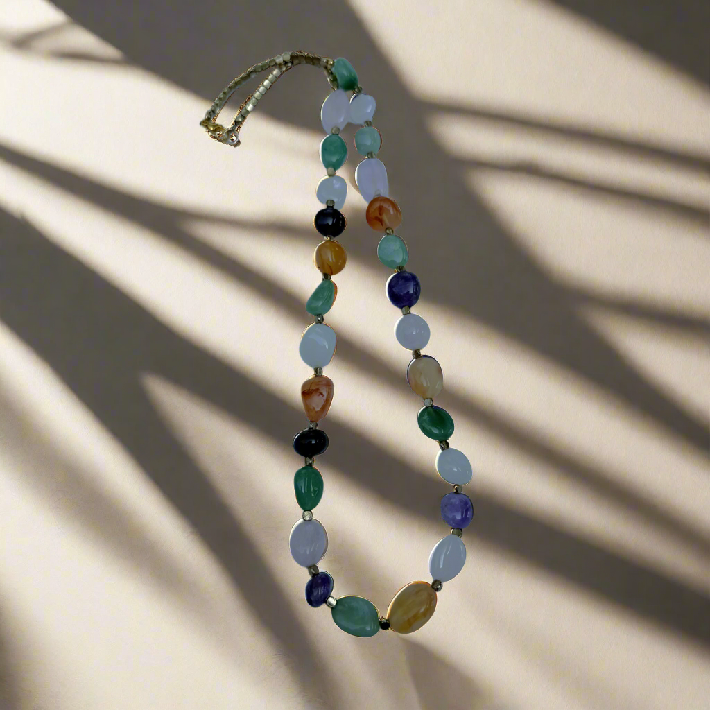 Color Harmony Gemstone Necklace