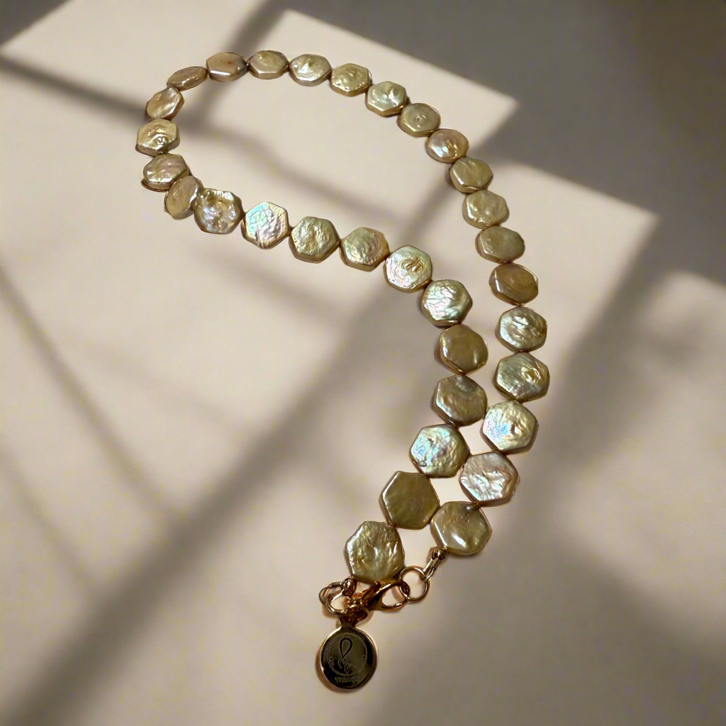 Golden Ripple Necklace