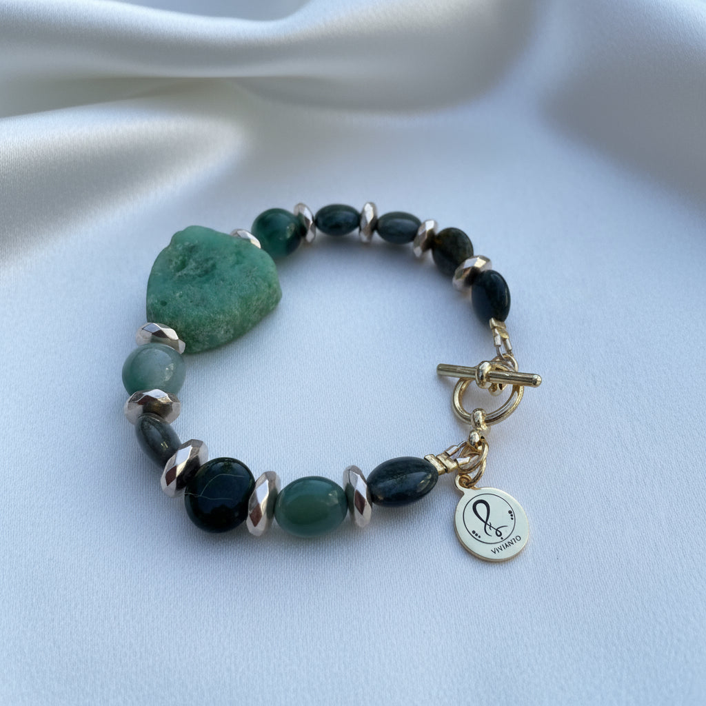 Verdant Heart Bracelet