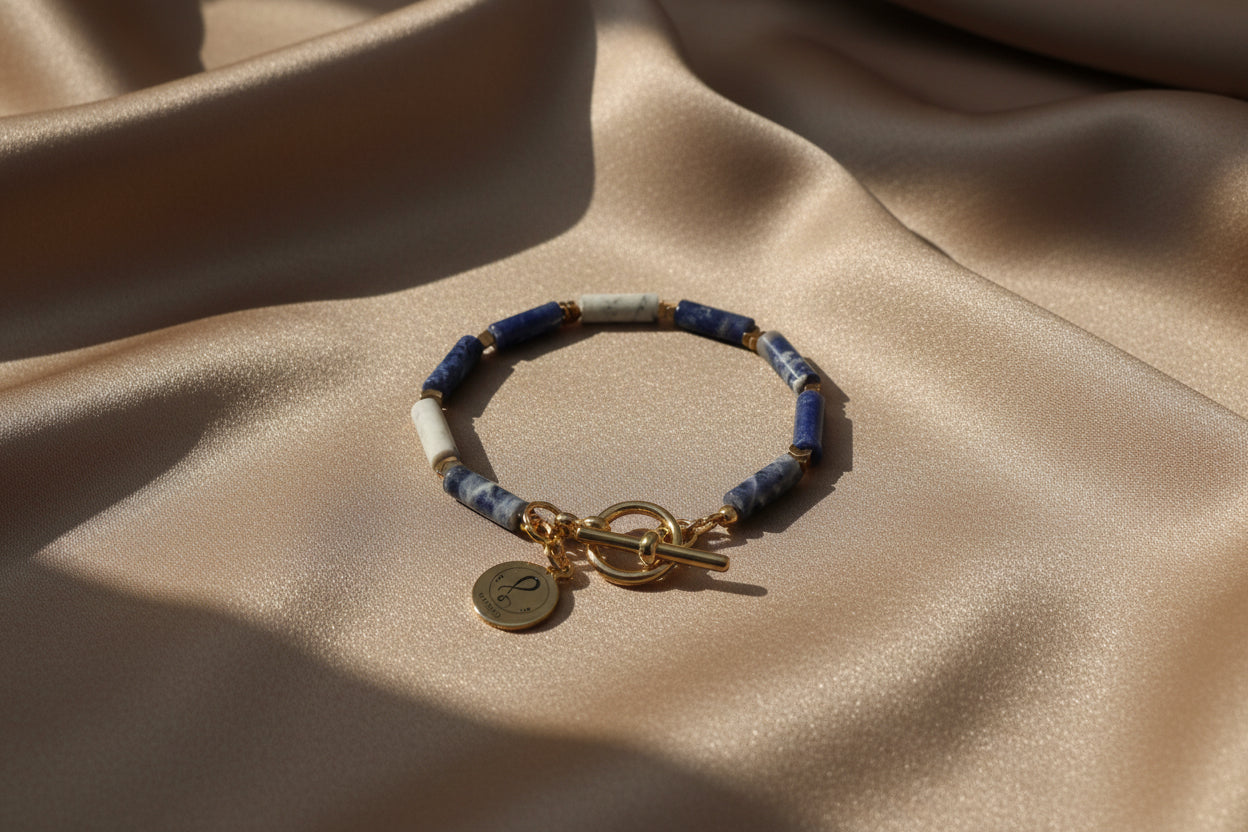 Pure Sodalite Bracelet – Calm & Clarity