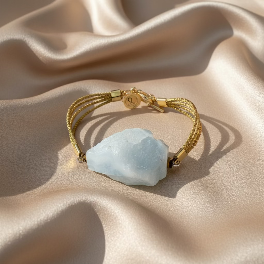Brazilian Golden Grass Quartz Bracelet