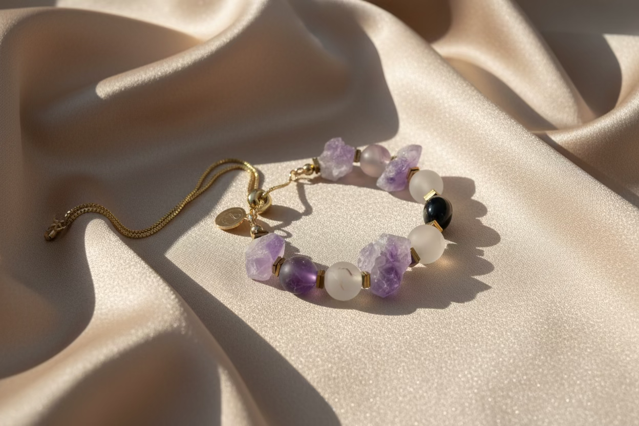 Amethyst Balance Bracelet – Calm & Protection