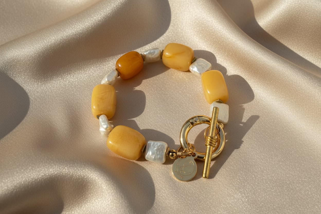 Golden Quiet — One of One Bracelet