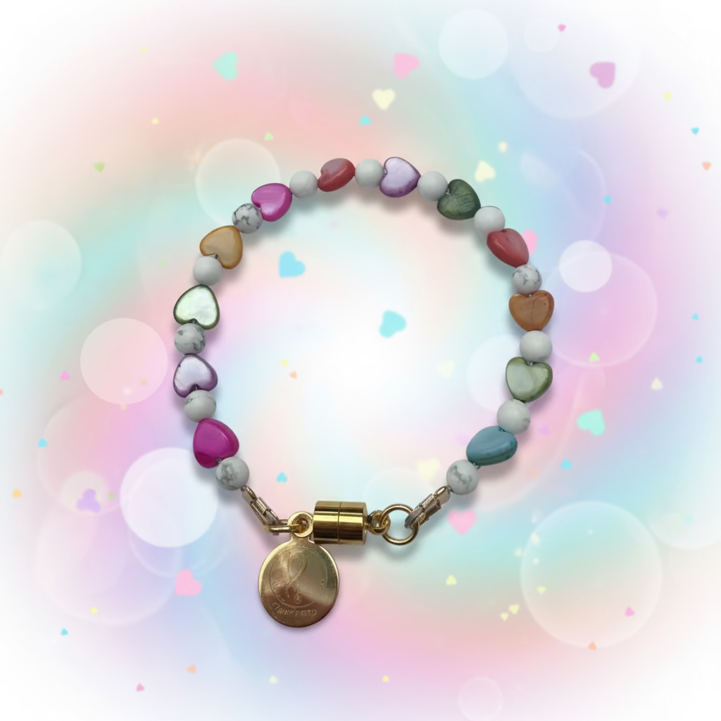 Rainbow Heart Hug Bracelet